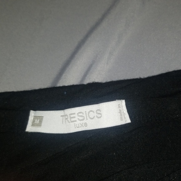 Black Off the Shoulder Top - Picture 3 of 3